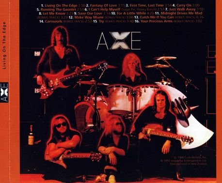 Axe - Living On The Edge (1980) [Reissue 1997] Lossless