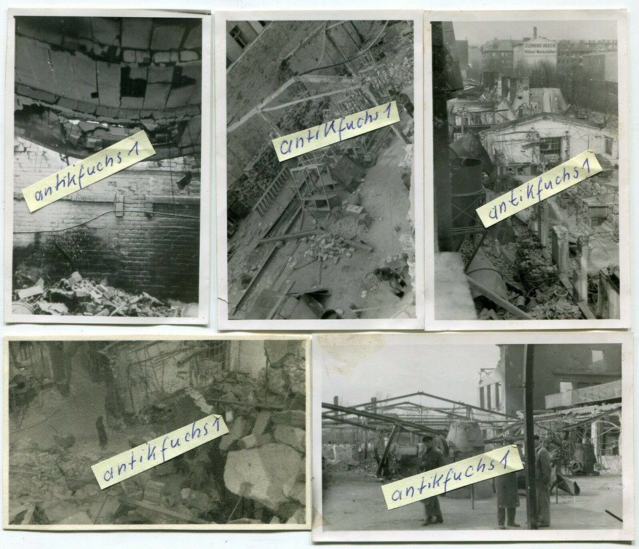 Luftangriff auf Werk in der Lehderstraße 34-35 , Berlin-Weißensee 1945