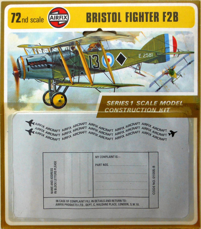 Airfix 72 Bristol Fighter F2B (01005-8) Header