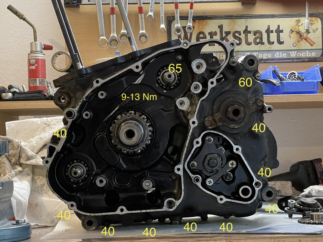 Schraubenlänge Rumpf LH DR