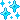 ID: an animated pixel of a cluster of sparkles, two large ones are framed by two small ones on either side, all of them are colored a bright blue, the smaller ones flashing a cyan, with the large ones having a cartoon shimmer going across them, END ID.