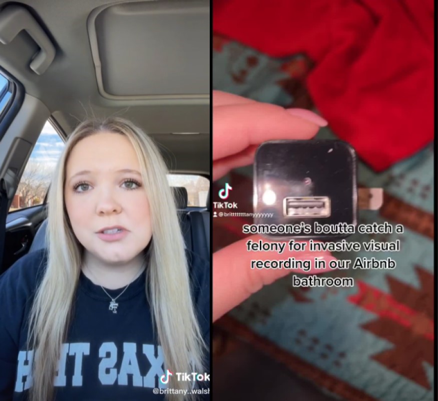Joven descubre una cámara oculta en su Airbnb, las grabaciones eran en el baño