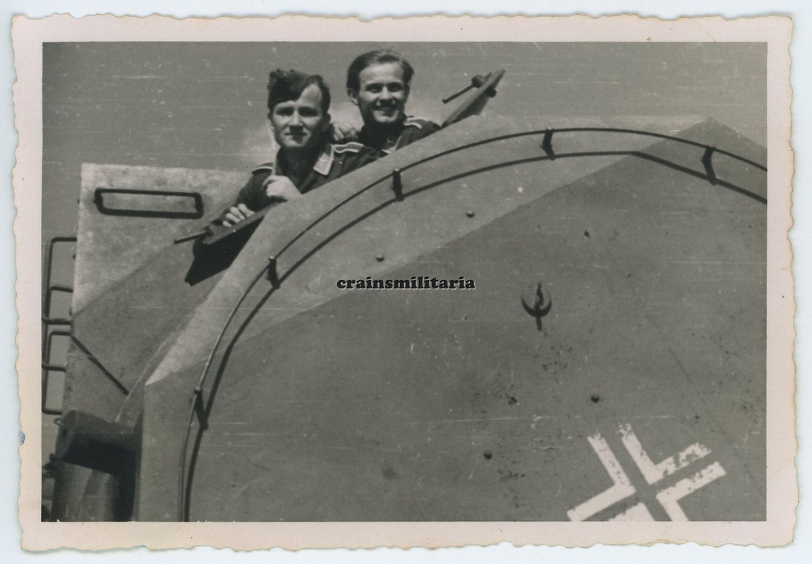 Orig. Foto zerstörte deutsche Panzerzug am Bahnhof BRJANSK Russland 1942 (2)