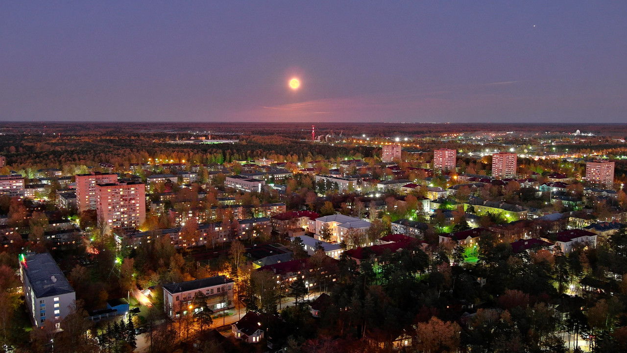 Полнолуние.Дубна