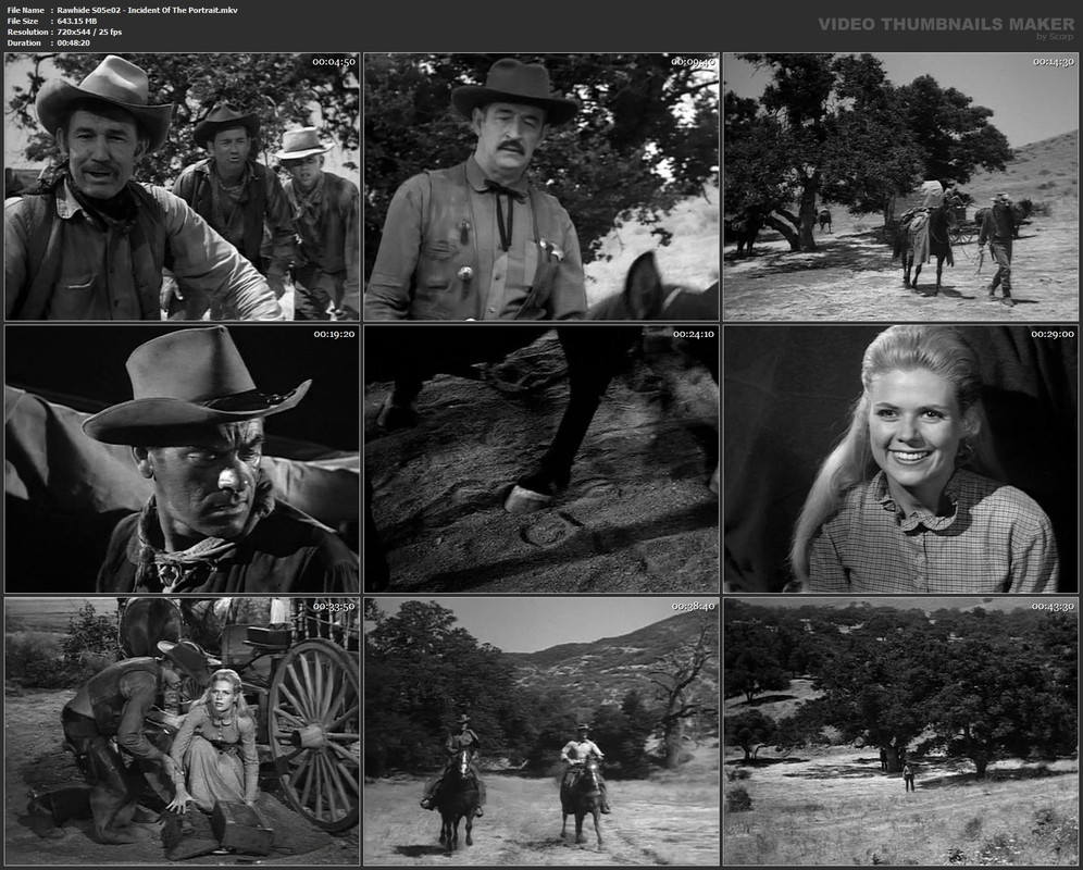 Rawhide S05e02 - Incident Of The Portrait.mkv