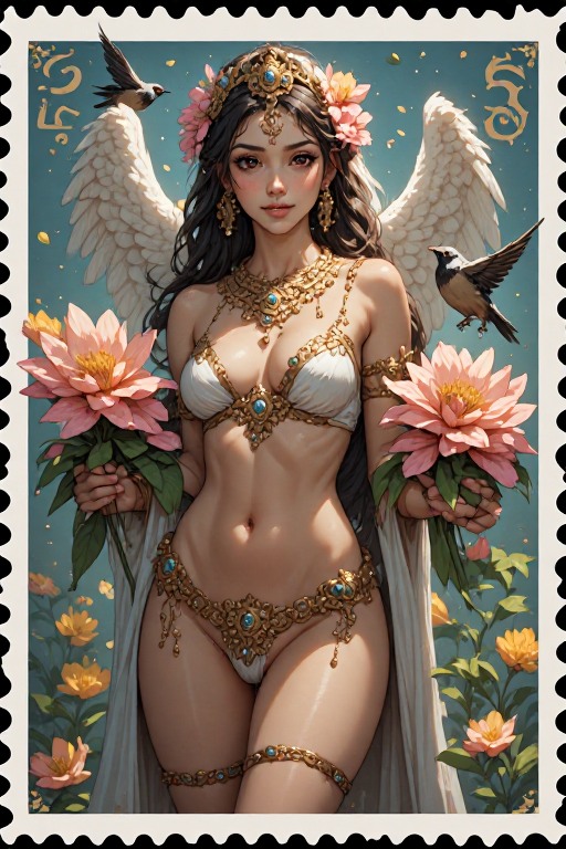 the-goddess-mahavira-stamp-bes-(65)