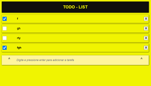 Todo list