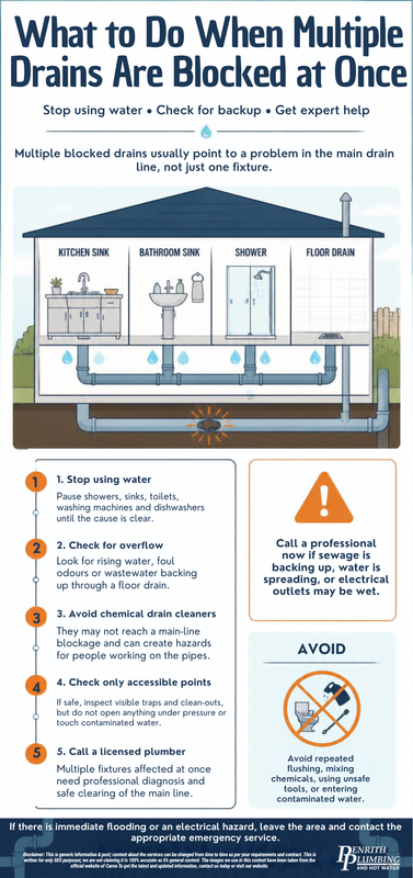 What to Do When Multiple Drains Are Blocked at Once
