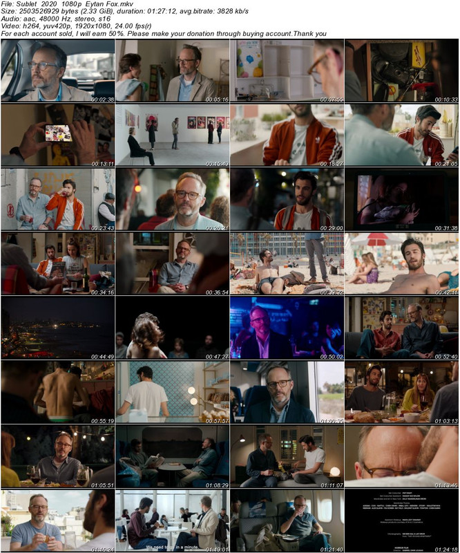 Sublet  2020  1080p  Eytan Fox