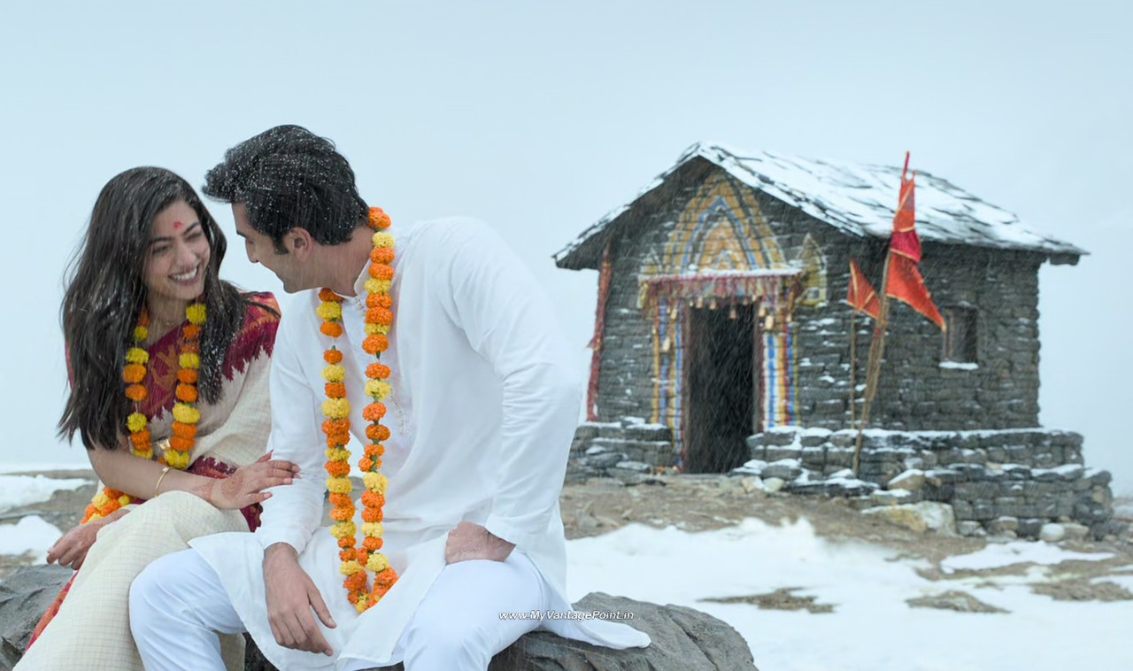 68Rashmika Mandanna Hot in Animal Movie with Ranbir Kapoor