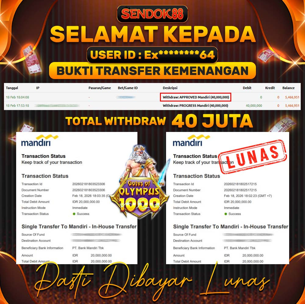 SENDOK88 JEPE! GATES OF OLMYPUS 1000 Rp 40.000.000,- LUNAS!