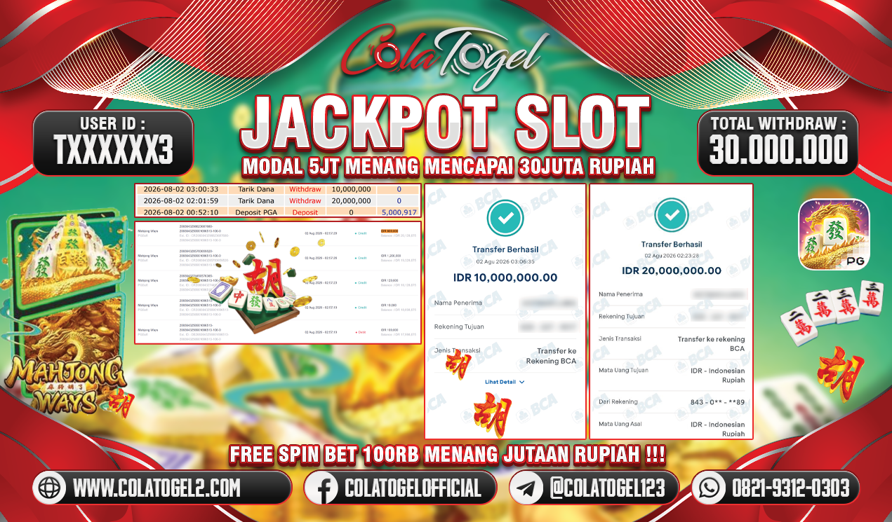 JACKPOT SLOT GACORR!!