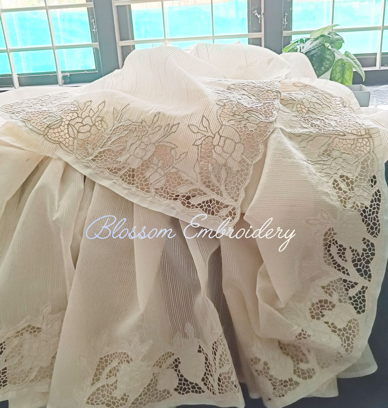 Twine cutwork