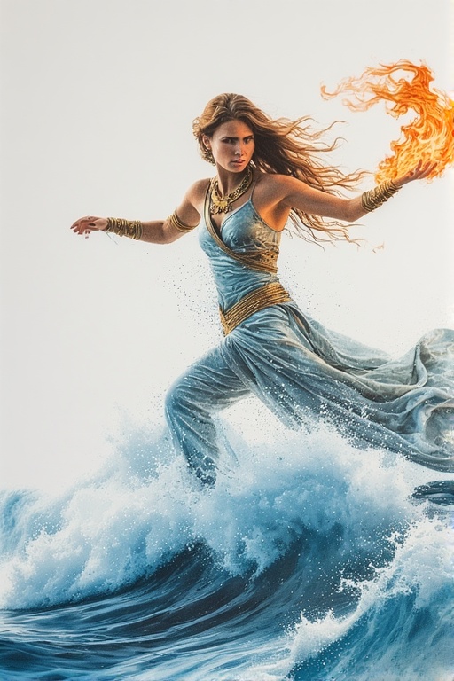 realistic-drawing-A-fierce-war-33