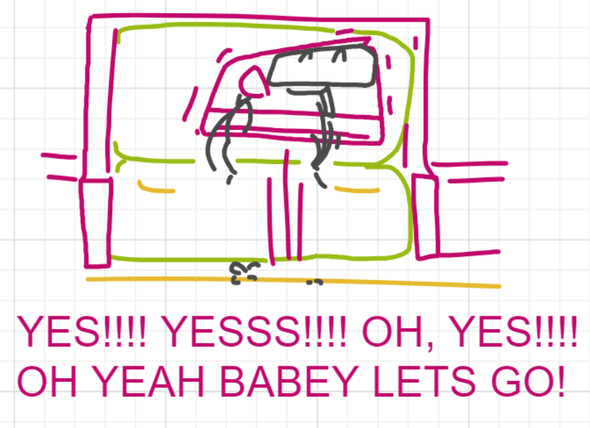 A panel from A Murder On The, episode six of the Board Boards object show by Furretwalk/WalkingFurret.