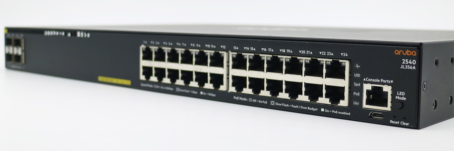 HPE Aruba 2540 JL356A 2540-24G-PoE+-4SFP+ 370W L2 Switch 24GigE 