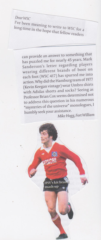 Kevin Keegan Hamburg kit