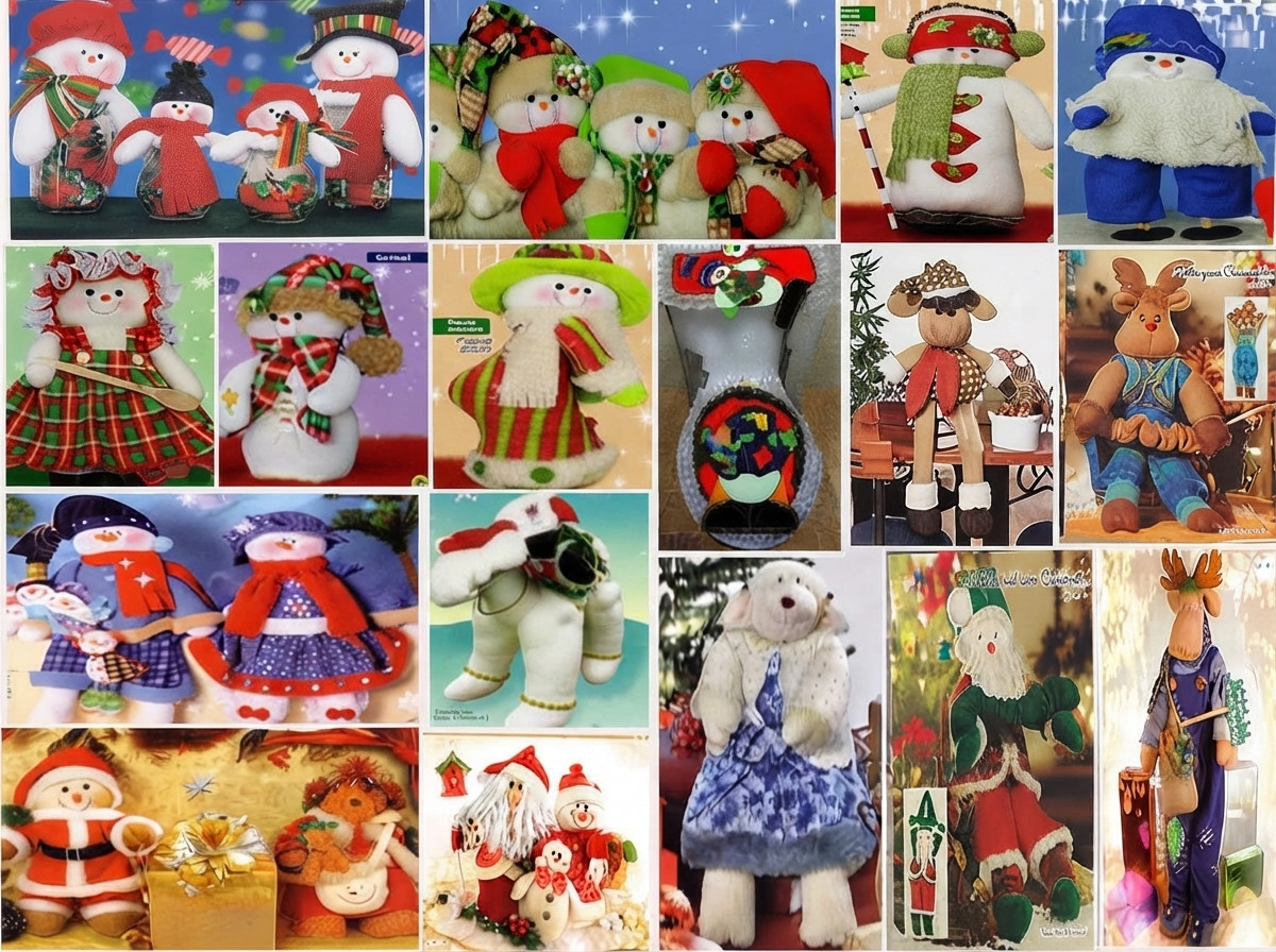 Manual gratis decoracion de navidad moldes pano lency