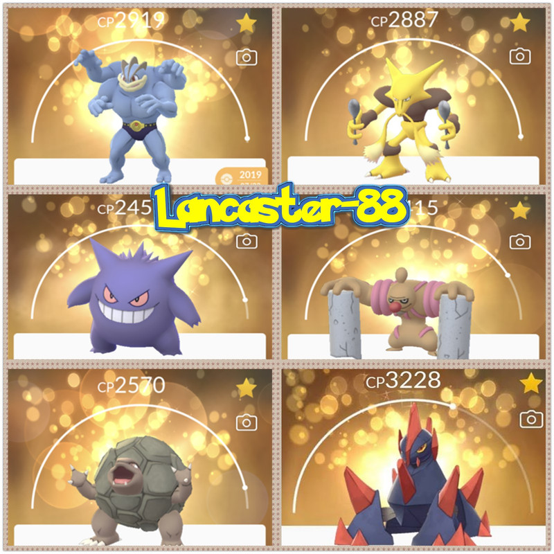 Gengar Machamp Alakazam Golem Conkeldurr Gigalith 💥 Pokemon Trade Go | eBay