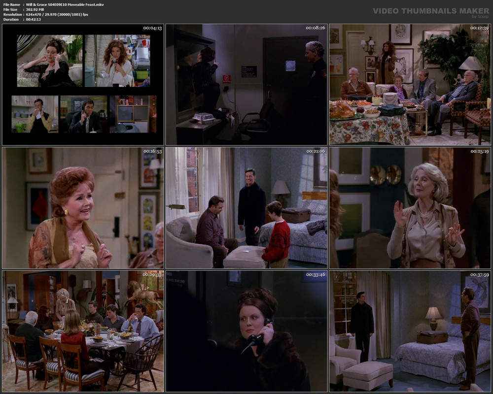Will & Grace S04E09E10 Moveable Feast.mkv