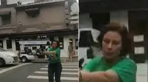 Diputada amenaza con arma de fuego a un hombre