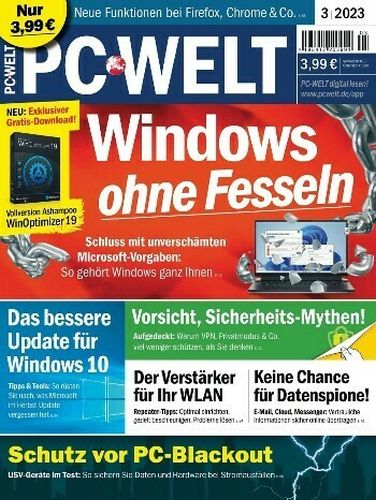 Cover: Pc Welt Magazin März No 03 2023