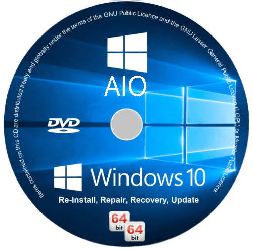 Windows 10 22H2 build 19045.2251 AIO 16in1 (x64) Preactivated Multilingual November 2022