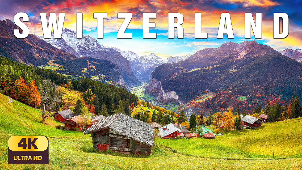 Switzerland 4K | Land of Stillness | Cinematic Nature Relaxation
