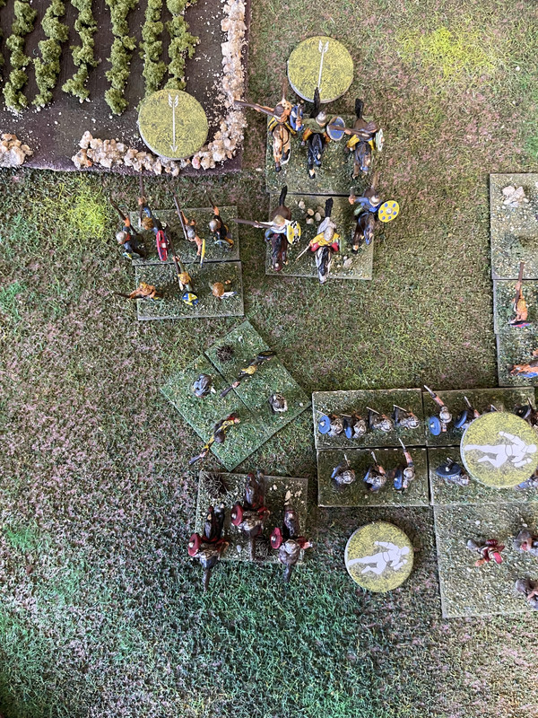 charge and skirmish