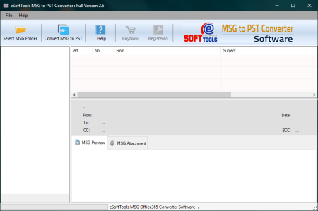 eSoftTools MSG to PST Converter 2.5
