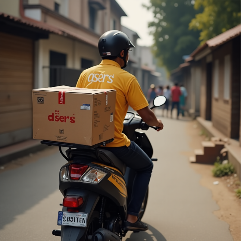Express shipping in progress