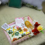 প্রিমিয়াম ডলার ওয়ার্কিং স্কিন প্রিন্ট হলুদ শাড়ীর কম্বো