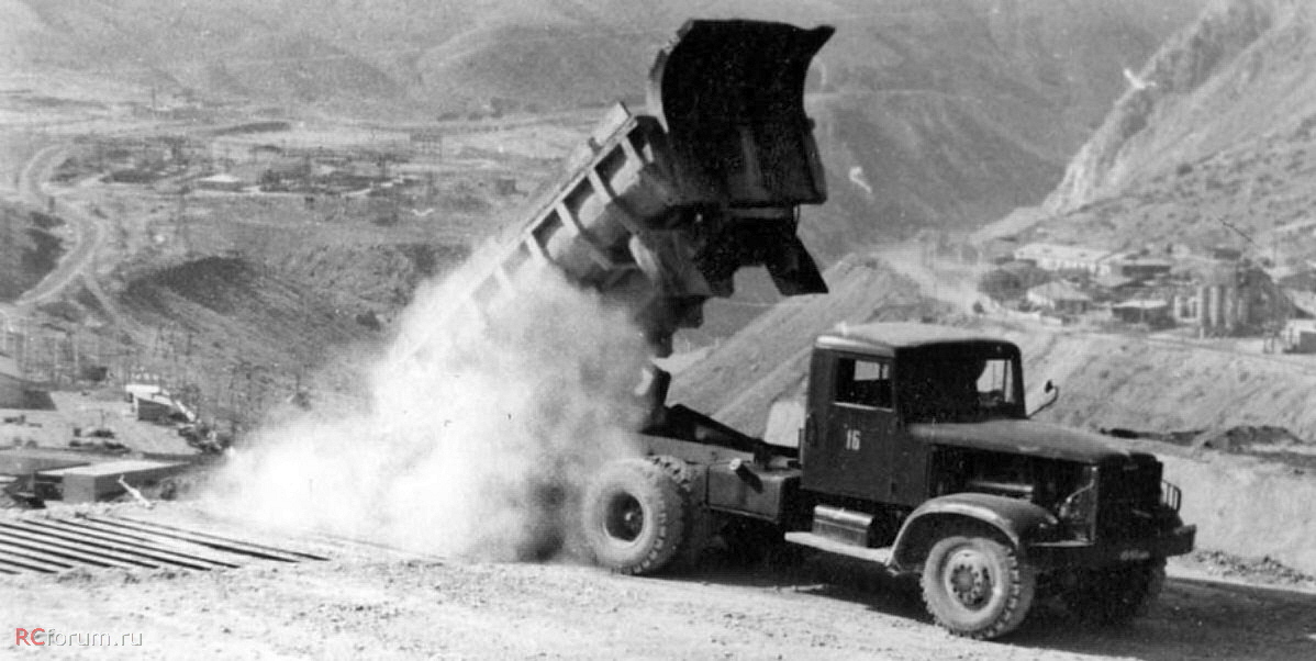 Краз-256Б выгрузка (5)