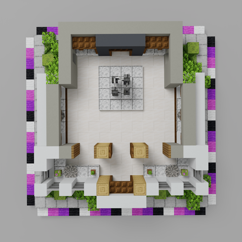 One Chunk Modern Museum Minecraft Map