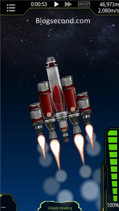 Gambaran dari Game SimpleRockets