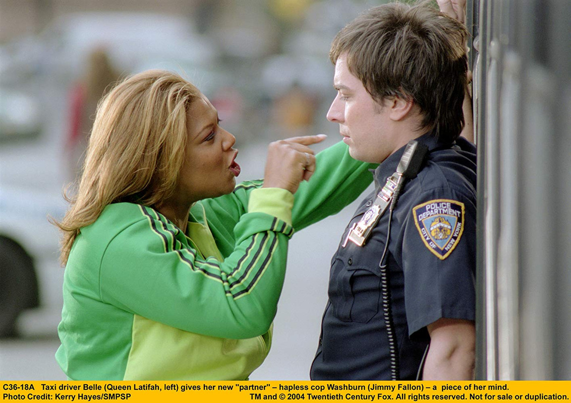 Queen Latifah dan Jimmy Fallon in Taxi (2004)