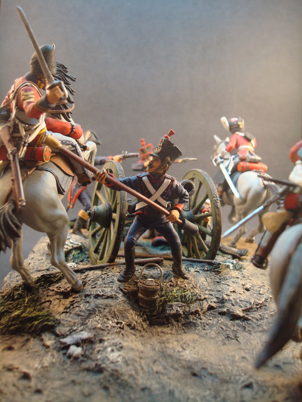 Carga de loa Scots Greys en Waterloo, 1815 (2)