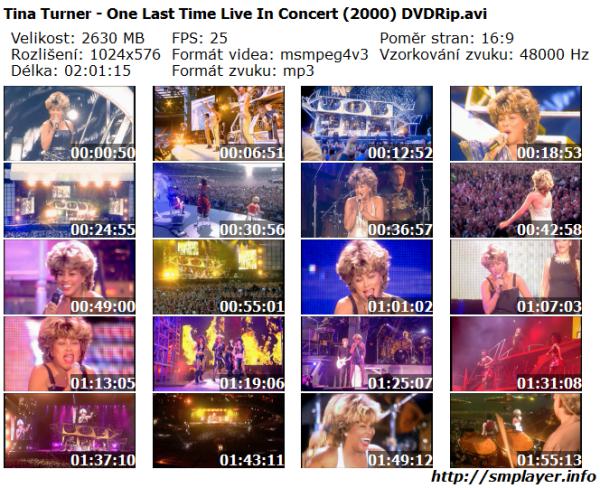 Tina Turner - One Last Time Live In Concert (2000)