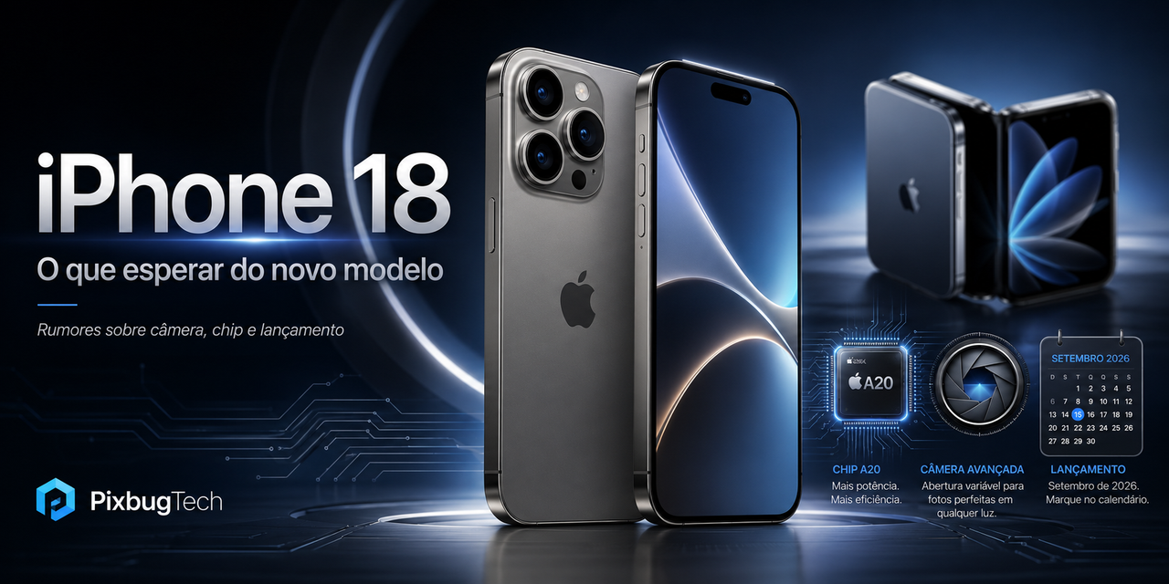 iPhone 18 pode mudar calendário da Apple e estrear nova geração de câmeras e chips