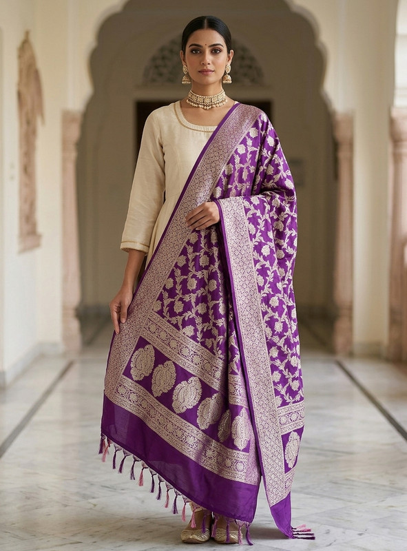 Shop Elegant Banarasi Dupattas