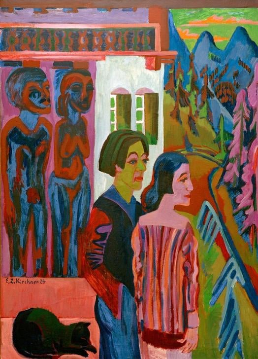 Ernst-Ludwig-Kirchner-Vor-Sonnenaufgang-Meister-Drucke-683293