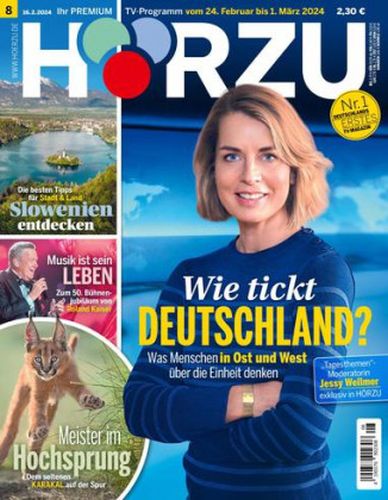 Cover: Hoerzu Fernsehzeitschrift No 08 vom 16  Februar 2024