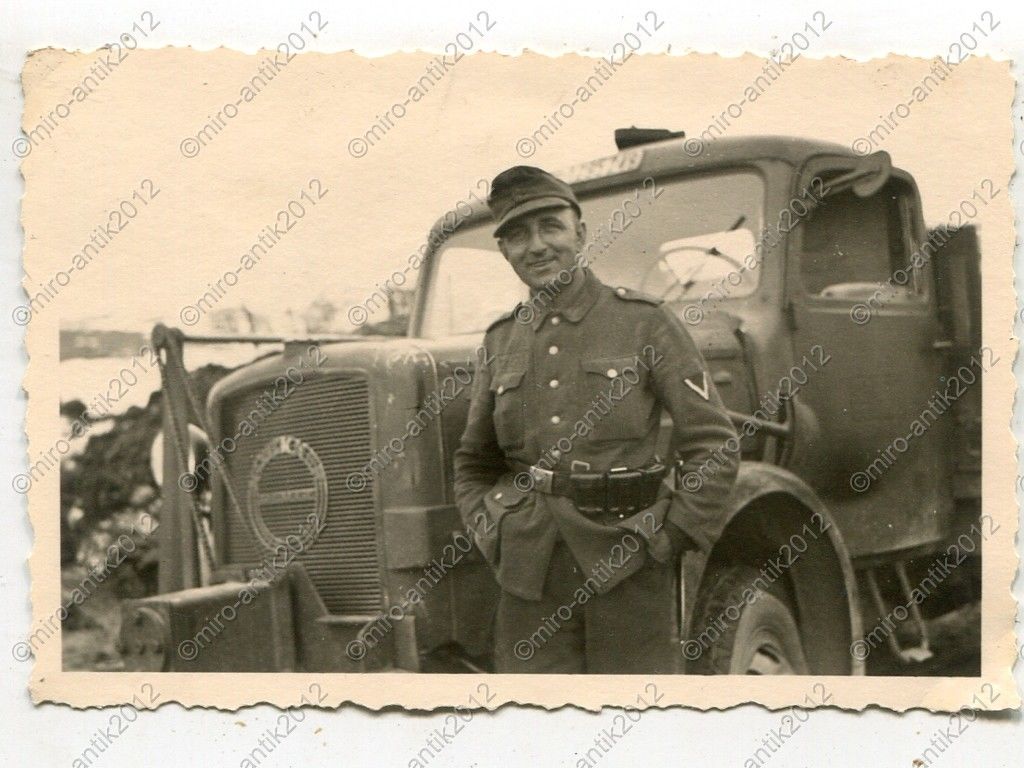Foto, Wehrmacht, LKW, Klöckner-Deutz mit Halteru