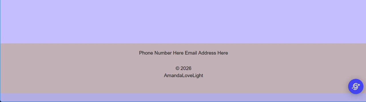Footer as Displayed