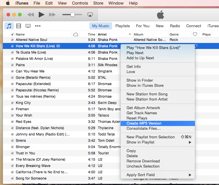 Convert .wav files into MP3 with iTunes in Windows