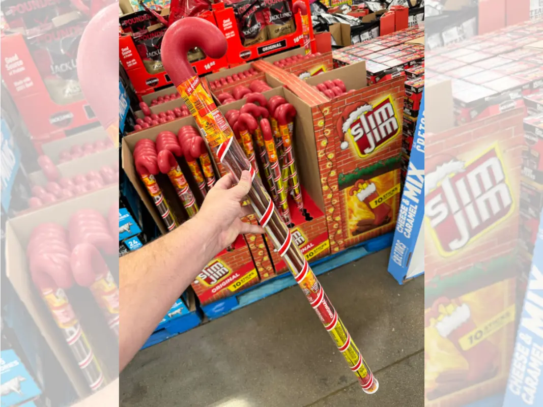 Festive Flavor: Slim Jim Candy Canes at Sam’s Club
