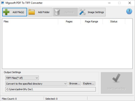 Mgosoft PDF To TIFF Converter 12.2.7