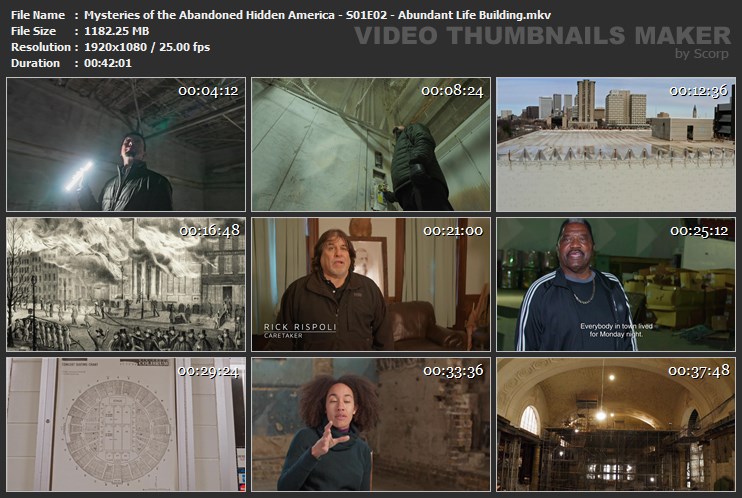 Mysteries of the Abandoned Hidden America - S01E02 - Abundant Life Building.mkv