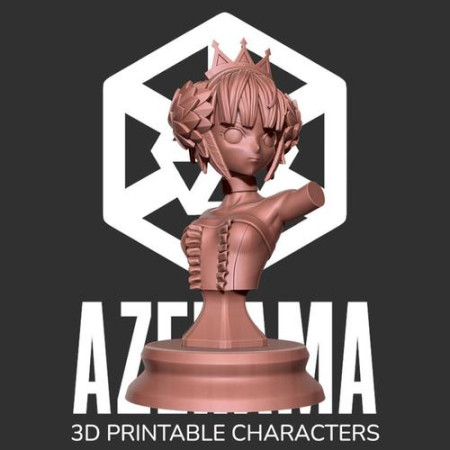 Azerama – Gwendolyn Bust – 3D Print Model
