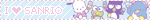 i heart sanrio (blue)